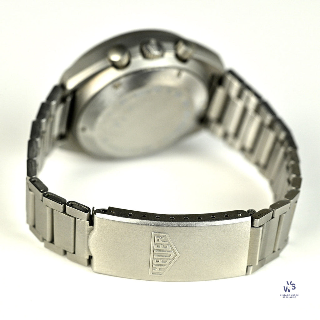 Heuer Chronograph Automatic Day Date Lederer Model Ref: 510.503 c.1979 Vintage Watch Specialist