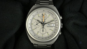 Heuer Chronograph Automatic Day Date Lederer Model Ref: 510.503 c.1979 Vintage Watch Specialist