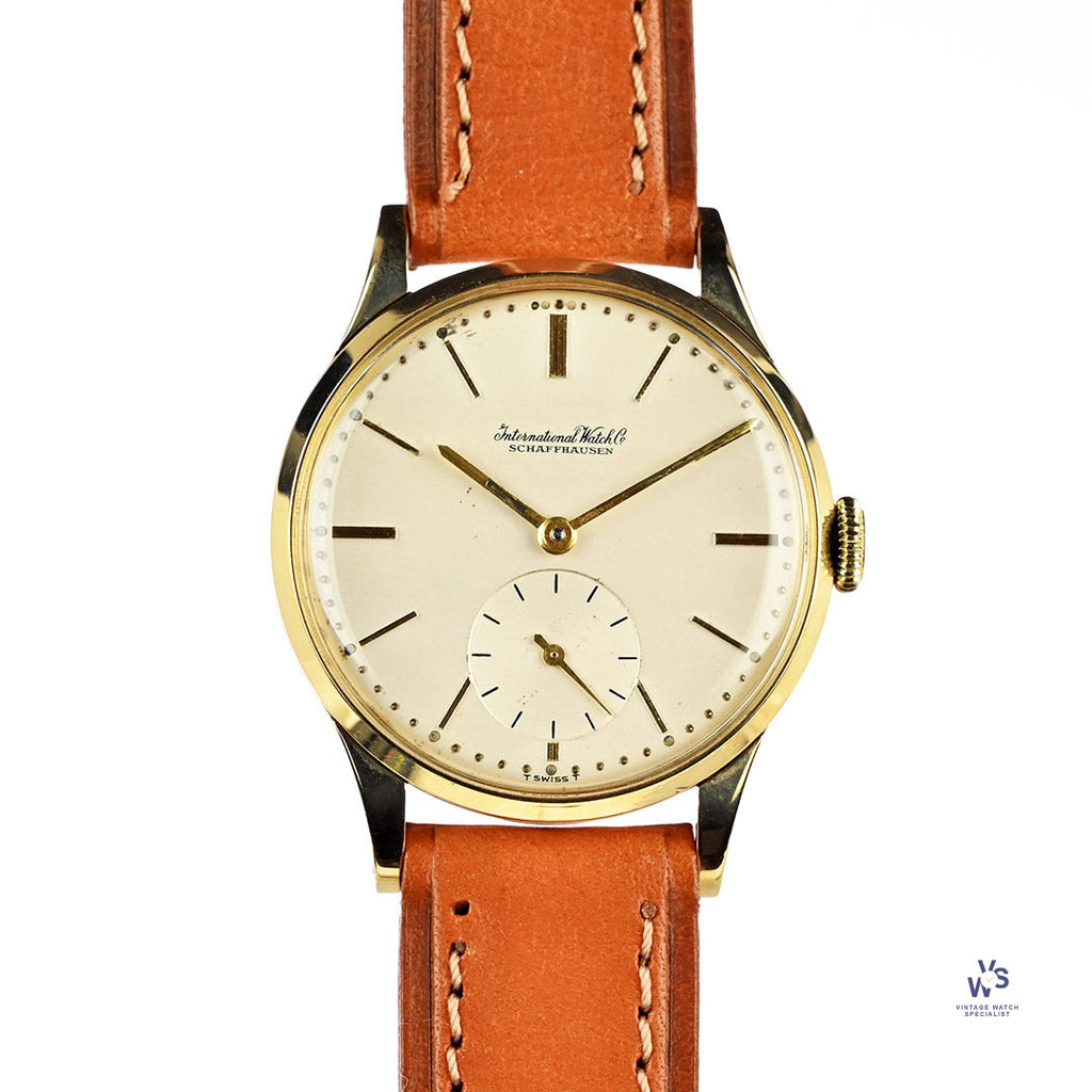 International Watch Co. - 14K Gold Sub-Seconds Dress Vintage Specialist