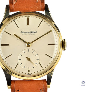 International Watch Co. - 14K Gold Sub-Seconds Dress Vintage Specialist