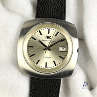 IWC Automatic Date T.V Case With A Round Dial - Vintage Watch Specialist
