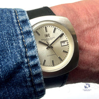 IWC Automatic Date T.V Case With A Round Dial - Vintage Watch Specialist