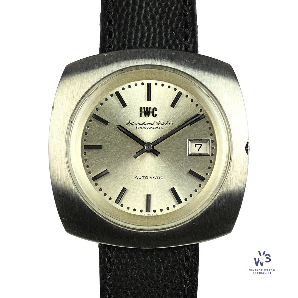 IWC Automatic Date T.V Case With A Round Dial - Vintage Watch Specialist