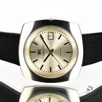 IWC Automatic Date T.V Case With A Round Dial - Vintage Watch Specialist