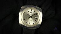 IWC Automatic Date T.V Case With A Round Dial - Vintage Watch Specialist