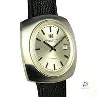 IWC Automatic Date T.V Case With A Round Dial - Vintage Watch Specialist