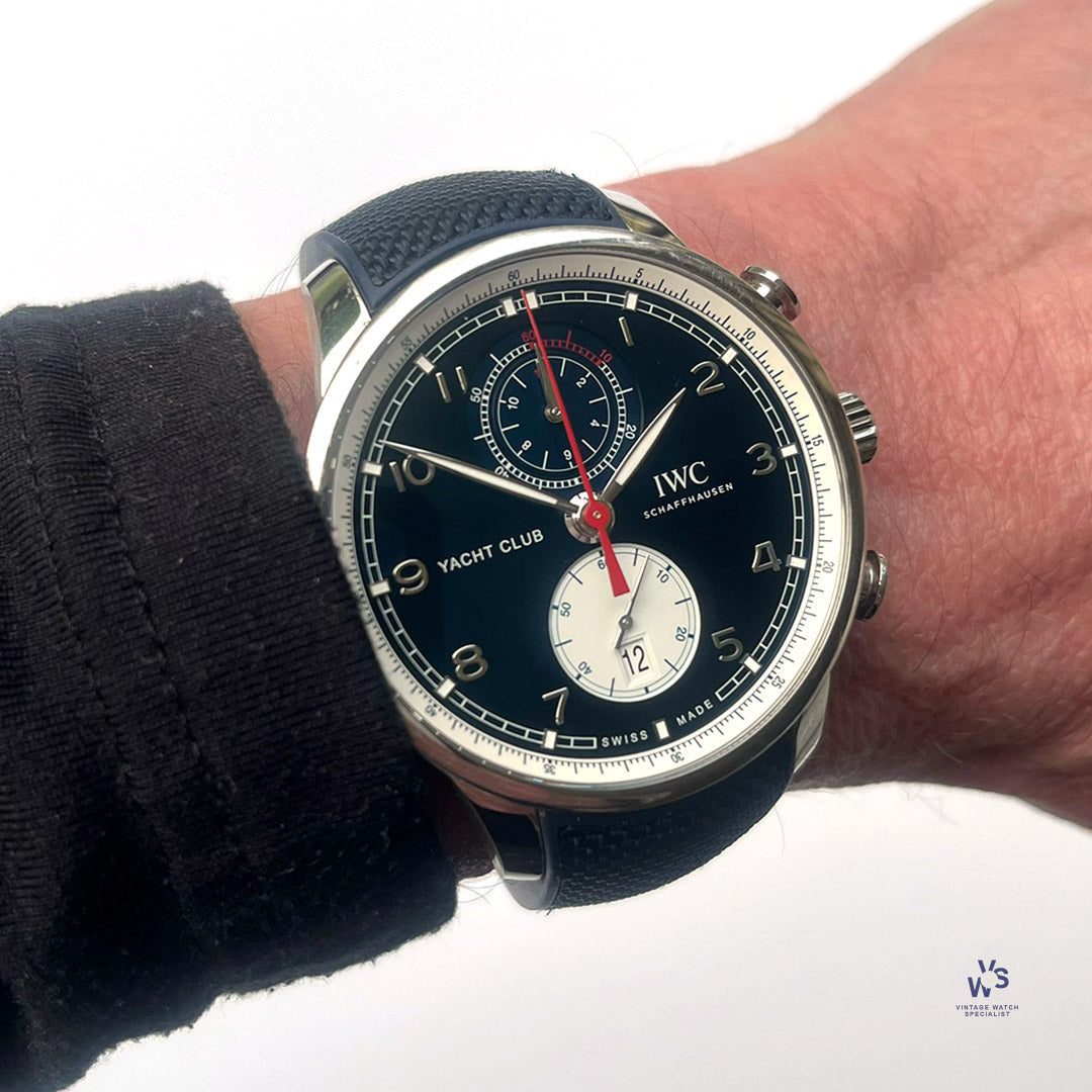 IWC Portugieser Yacht Club Orlebar Brown Edition Model Ref IW39 Vintage Watch Specialist