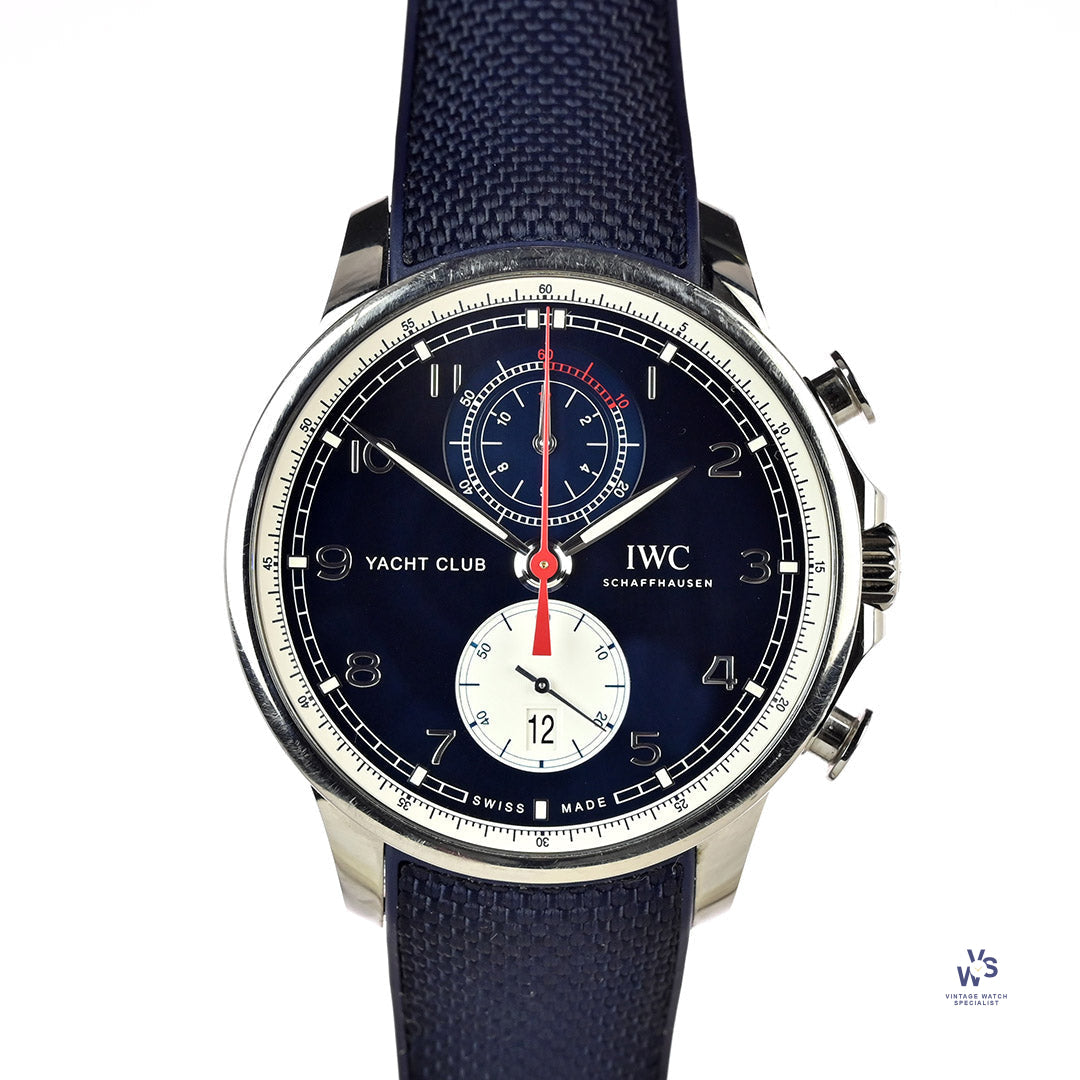 IWC Portugieser Yacht Club Orlebar Brown Edition Model Ref IW39 Vintage Watch Specialist