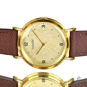 IWC Schaffhausen 18k Gold Oversized Dress Watch Original Condition c.1950s Vintage Watch Specialist