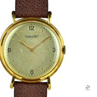 IWC Schaffhausen 18k Gold Oversized Dress Watch Original Condition c.1950s Vintage Watch Specialist