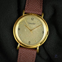 IWC Schaffhausen 18k Gold Oversized Dress Watch Original Condition c.1950s Vintage Watch Specialist