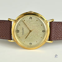 IWC Schaffhausen 18k Gold Oversized Dress Watch Original Condition c.1950s Vintage Watch Specialist