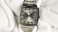 IWC Square Case Dress Watch - Model Ref: 1871 - Pellaton Movement - c.1970 - Vintage Watch Specialist