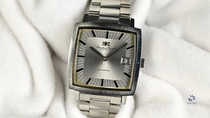 IWC Square Case Dress Watch - Model Ref: 1871 - Pellaton Movement - c.1970 - Vintage Watch Specialist