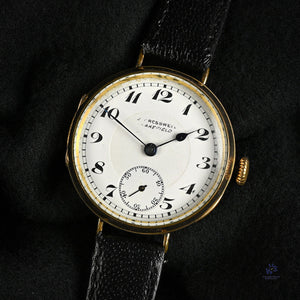 J Cresswell Wakefield Geneva Watch Co - Rolled Gold - c.1920 - Vintage Watch Specialist