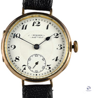 J Cresswell Wakefield Geneva Watch Co - Rolled Gold - c.1920 - Vintage Watch Specialist