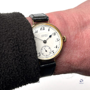 J Cresswell Wakefield Geneva Watch Co - Rolled Gold - c.1920 - Vintage Watch Specialist