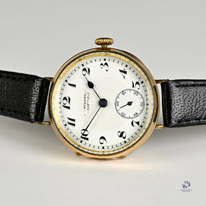 J Cresswell Wakefield Geneva Watch Co - Rolled Gold - c.1920 - Vintage Watch Specialist