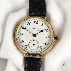J Cresswell Wakefield Geneva Watch Co - Rolled Gold - c.1920 - Vintage Watch Specialist