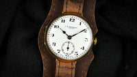 J.W Benson 9K Gold WW1 Trench Watch Breguet Style Dial c.1915 Vintage Watch Specialist