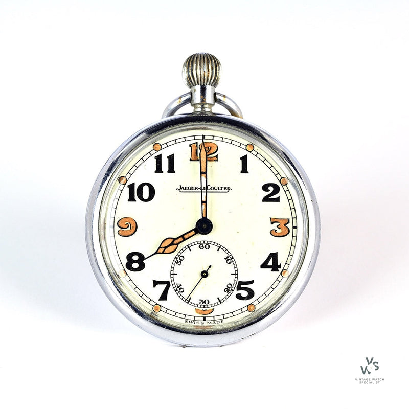 Jaeger Le Coultre GSTP (General Service Temporary Pattern) Military Pocket Watch - c.1940 - Vintage Watch Specialist