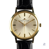 Jaeger LeCoultre 18k Gold Dress Watch Model ref: 1962 DTE c.1962 Vintage Watch Specialist