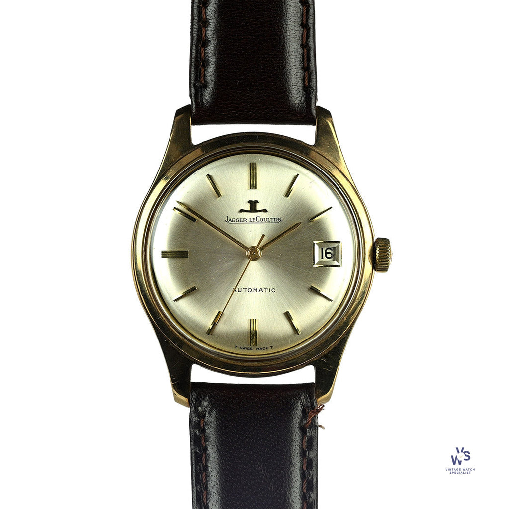 Jaeger LeCoultre Automatic 9k Gold Dress watch - Vintage Watch Specialist