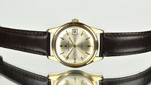 Jaeger LeCoultre Automatic 9k Gold Dress watch - Vintage Watch Specialist