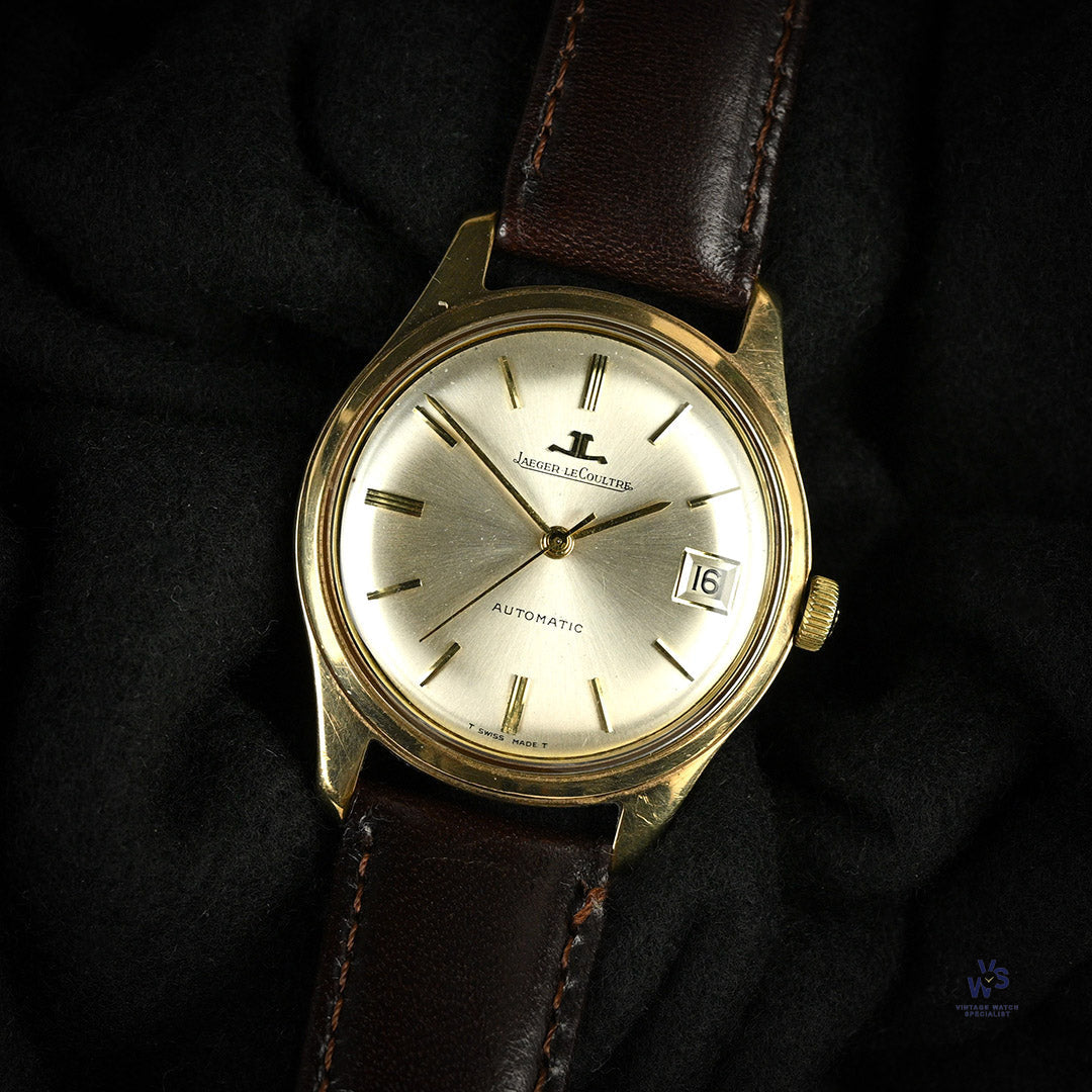 Jaeger LeCoultre Automatic with Date - 9k Gold Dress Watch