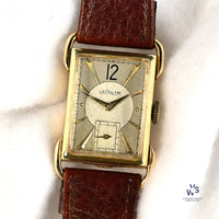 Jaeger LeCoultre Tank - Art Deco Styling - 10k Gold Filled - Presentat ...