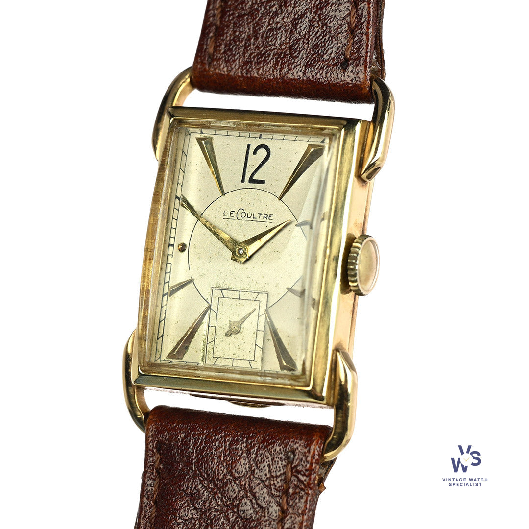 Jaeger LeCoultre Tank - Art Deco Styling - 10k Gold Filled - Presentat ...