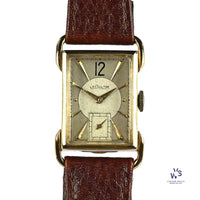 Jaeger LeCoultre Tank - Art Deco Styling - 10k Gold Filled - Presentat ...