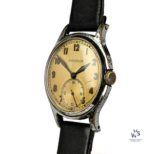 Jaeger LeCoultre with Tropical Dial - Case Back Ref: 556275 B - c.1940s - Vintage Watch Specialist