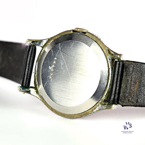 Jaeger LeCoultre with Tropical Dial - Case Back Ref: 556275 B - c.1940s - Vintage Watch Specialist