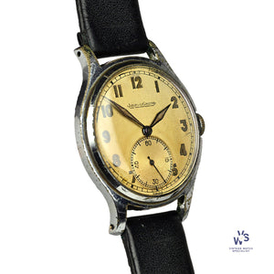 Jaeger LeCoultre with Tropical Dial - Case Back Ref: 556275 B - c.1940s - Vintage Watch Specialist