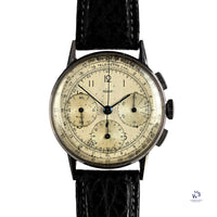 Jaeger Telemetre Dial Three Register Chronograph Original Condition c.1940s Vintage Watch Specialist