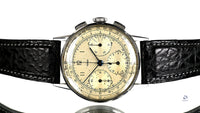 Jaeger Telemetre Dial Three Register Chronograph Original Condition c.1940s Vintage Watch Specialist