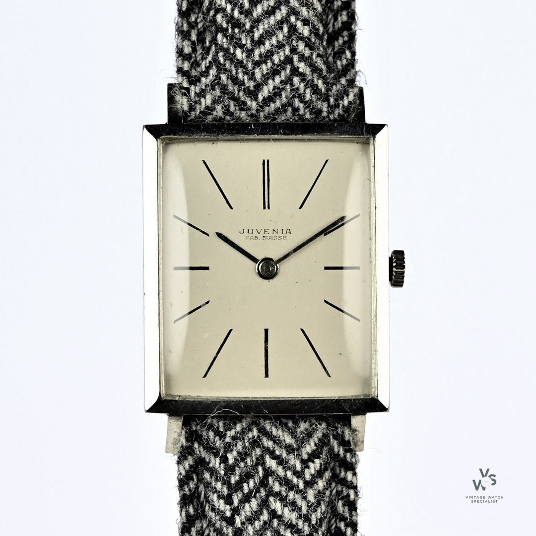 Juvenia Vintage Tank Cased Watch - Manual Wind - c.1960 – Vintage Watch  Specialist