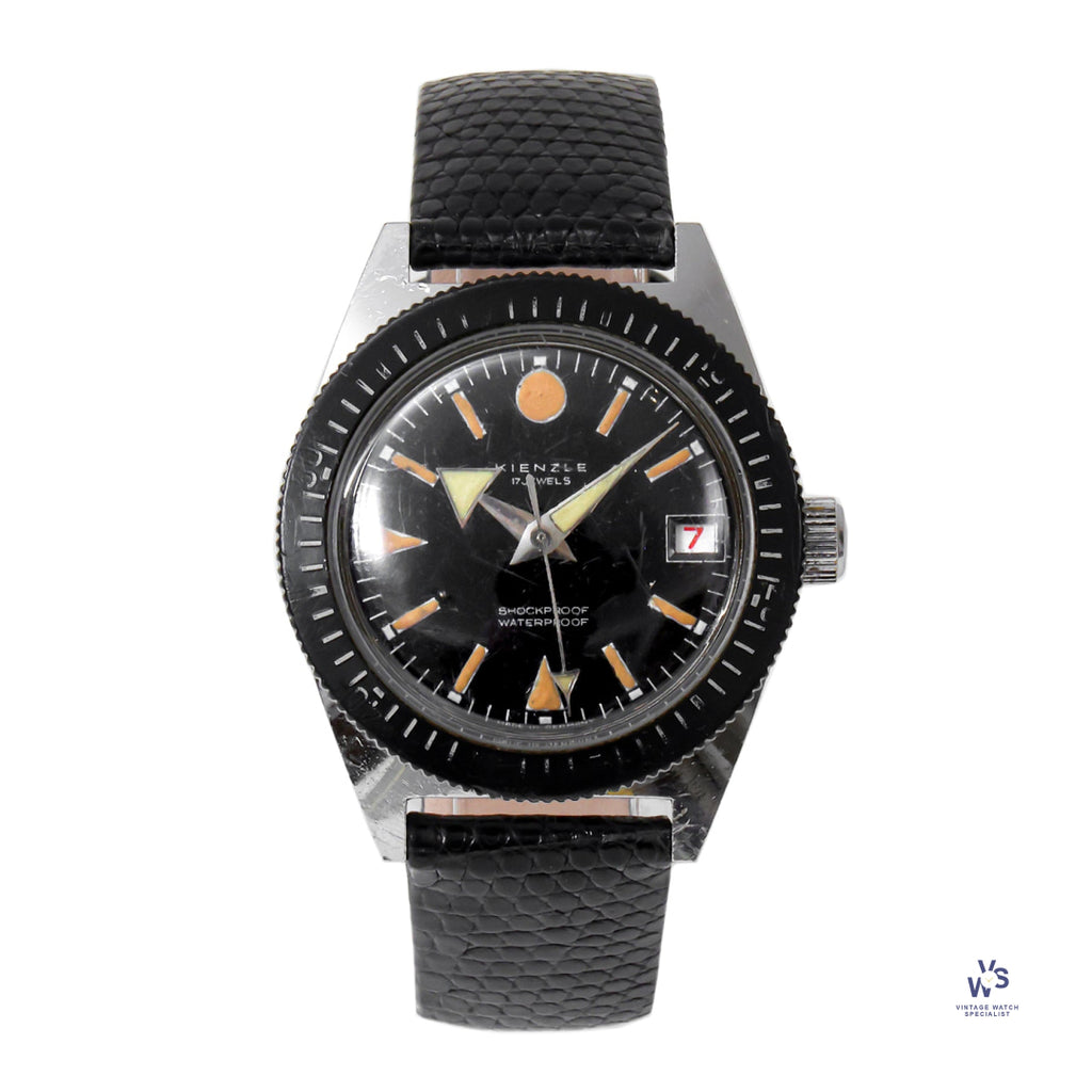 Kienzle Dive Watch - Original Pumpkin Lume - c.1960s - Vintage Watch Specialist