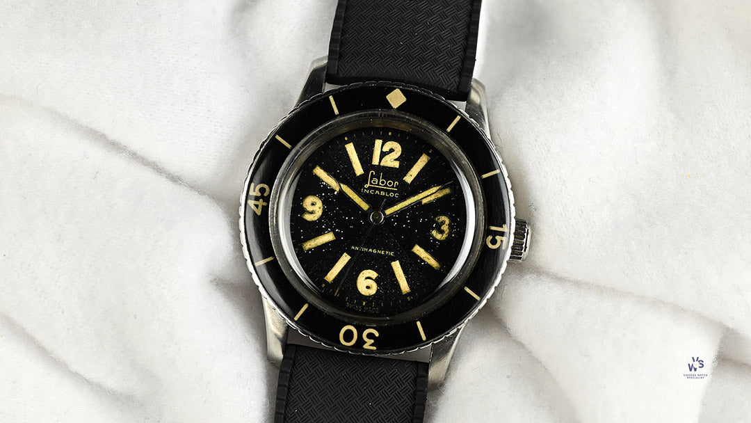 Labor Incabloc Antimagnetic Divers Watch Calibre AS1187 - 1950s ...