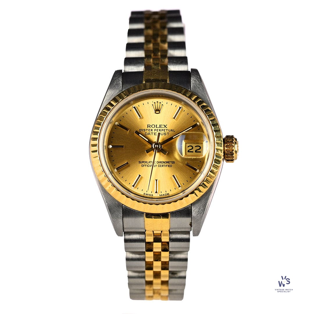 Ladies Rolex Datejust - Gold and Steel - Model Ref: 69173 - Box