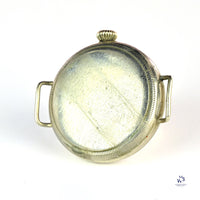 Ladysmith Swiss MadeScrew Case Trench Watch With Red 12(Needs Research) - Vintage Watch Specialist