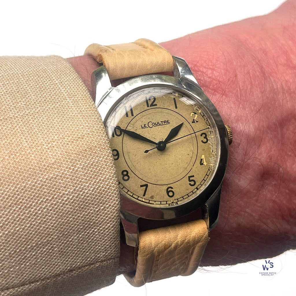 LeCoultre 6B/159 AM Air MInistry Royal Air Force Watch Military Issued c.1943 Vintage Watch Specialist
