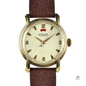 LeCoultre Powermatic Automatic Bumper 10k Gold Filled Case c.1950s Vintage Watch Specialist