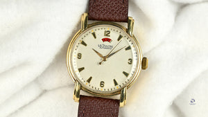 LeCoultre Powermatic Automatic Bumper 10k Gold Filled Case c.1950s Vintage Watch Specialist