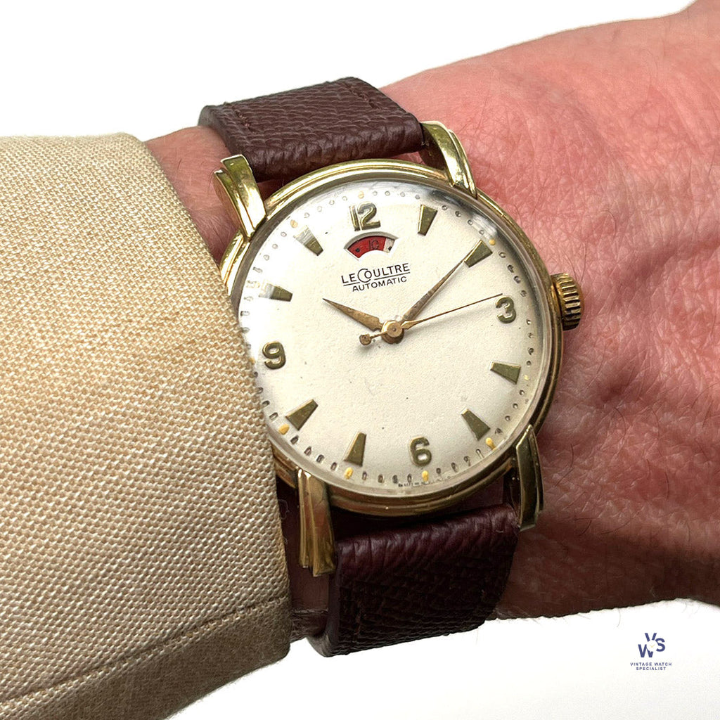 LeCoultre Powermatic Automatic Bumper 10k Gold Filled Case c.1950s Vintage Watch Specialist