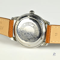Lemania Automatic Military Style Watch Stainless Steel Original Condition c.1950s Vintage Watch Specialist
