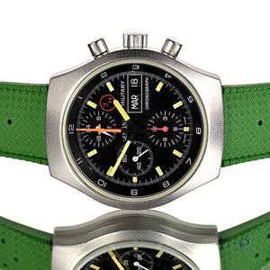 Lemania Italian Military Issued Chronograph c.1980s Vintage Watch Specialist