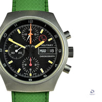 Lemania Italian Military Issued Chronograph c.1980s Vintage Watch Specialist