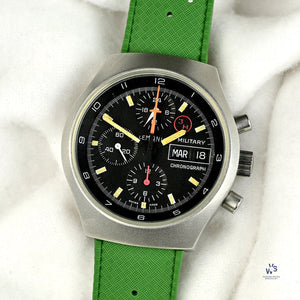 Lemania Italian Military Issued Chronograph c.1980s Vintage Watch Specialist